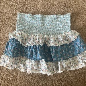 Love shack fancy daffodil skirt